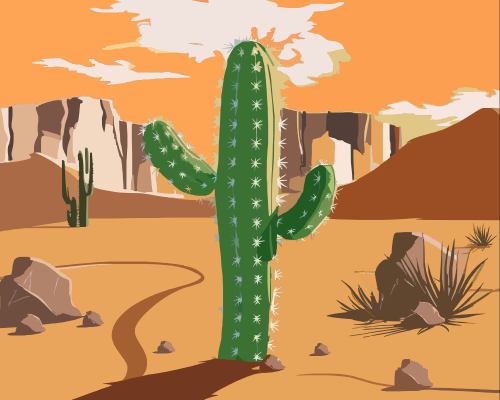 text2vector-cactus